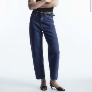 Cos Tapered Leg High Rise Ankle Jeans